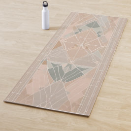 Abstract Geometrisch Gefragmenteerd Ontwerp Yoga M Yogamat