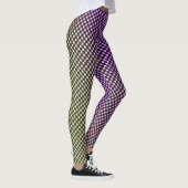 Abstract Geometrisch Gradiënt Schachbrett Patroon Leggings (Rechts)
