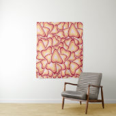 Abstract geometrisch hartpatroon wandkleed (In situ)