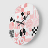 Abstract geometrisch: heldere vormen grote klok (Hoek)