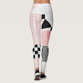 Abstract geometrisch: heldere vormen leggings (Achterkant)
