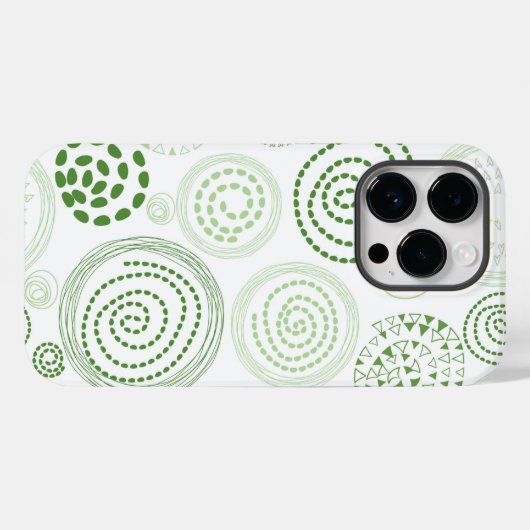 Abstract Geometrisch Hoesje-Mate iPhone Case (Achterkant (horizontaal))