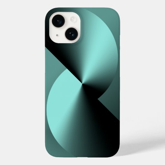Abstract geometrisch iPhone 14 hoesje (Achterkant)