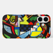 Abstract Geometrisch Kleurig Modernistisch Schilde Case-Mate iPhone Case (Achterkant (horizontaal))