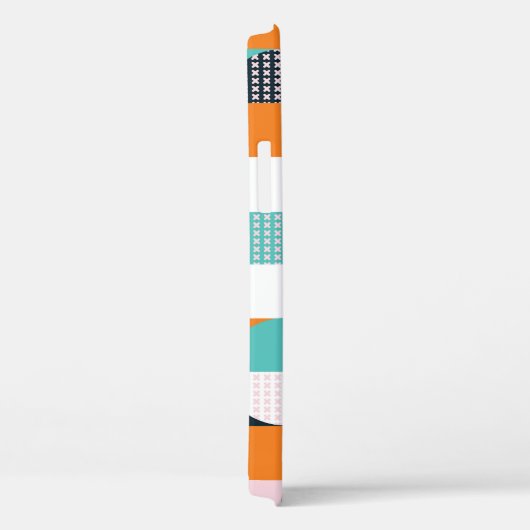 Abstract geometrisch: kleurrijk 3D-effect. Case-Mate iPhone Case (Achterkant / Rechts)