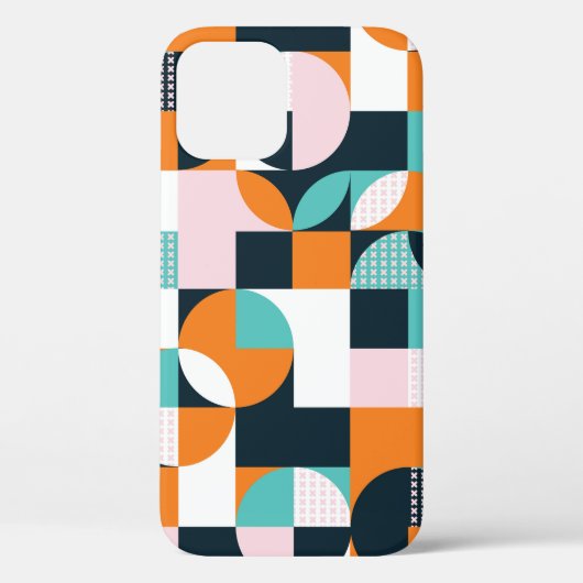 Abstract geometrisch: kleurrijk 3D-effect. Case-Mate iPhone Case (Achterkant)