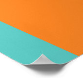 Abstract geometrisch: kleurrijk 3D-effect. Poster (Hoek)