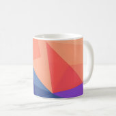 Abstract Geometrisch Koffiemok (Voorkant rechts)