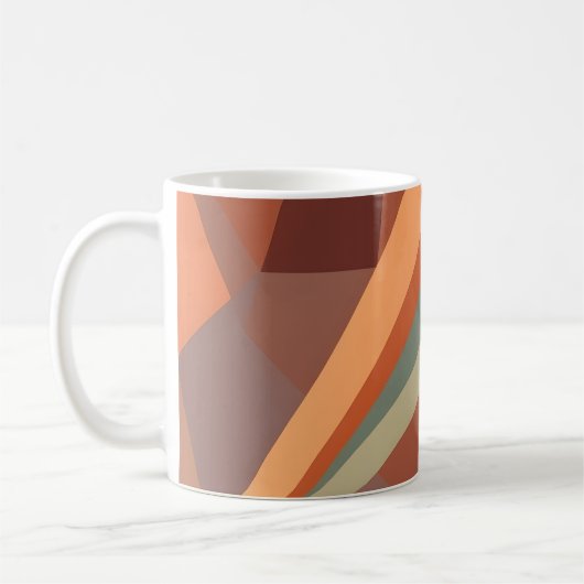 Abstract Geometrisch Koffiemok (Links)