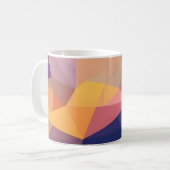 Abstract Geometrisch Koffiemok (Voorkant links)