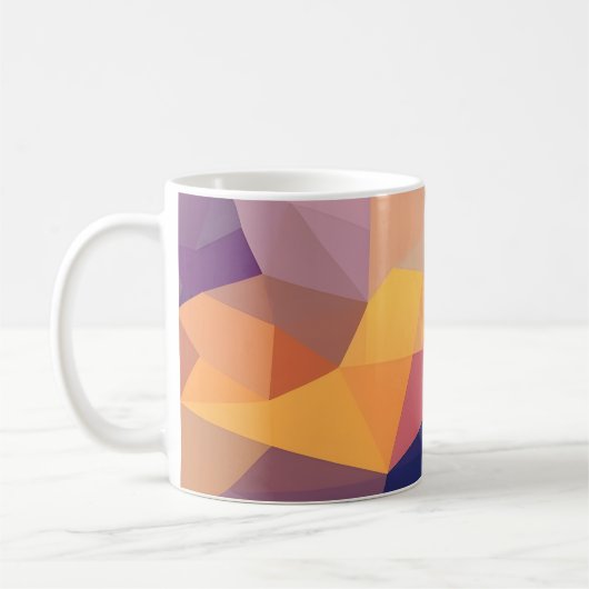 Abstract Geometrisch Koffiemok (Links)