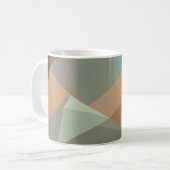 Abstract Geometrisch Koffiemok (Voorkant links)