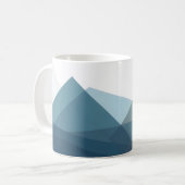 Abstract Geometrisch Koffiemok (Voorkant links)
