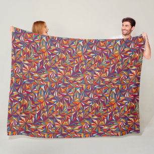 Abstract Geometrisch Kunst Dekken Fleece Deken