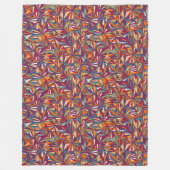 Abstract Geometrisch Kunst Dekken Fleece Deken (Voorkant)