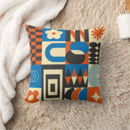  Abstract geometrisch kunstpatroon Kussen