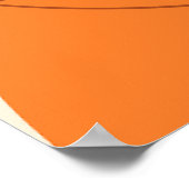 Abstract geometrisch kunstpatroon poster (Hoek)