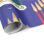 Abstract geometrisch Kwanzaa-inpakpapier Cadeaupapier (Rol Hoek)