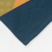 Abstract Geometrisch Landschap Fleece Deken (Hoek)
