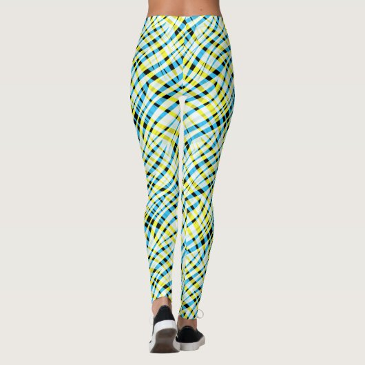 Abstract, geometrisch leggings (Achterkant)