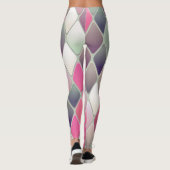 Abstract geometrisch leggings (Achterkant)