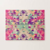 Abstract geometrisch legpuzzel (Horizontaal)