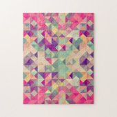 Abstract geometrisch legpuzzel (Verticaal)