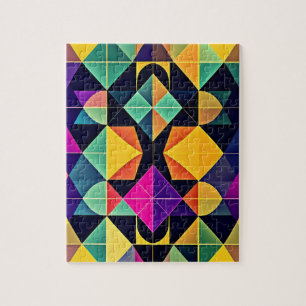 Abstract geometrisch legpuzzel