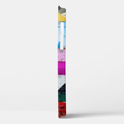 Abstract geometrisch: lijnen en spatten Case-Mate iPhone case (Achterkant / Links)