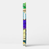 Abstract geometrisch: lijnen en spatten Case-Mate iPhone case (Achterkant / Rechts)