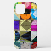 Abstract geometrisch: lijnen en spatten Case-Mate iPhone case (Achterkant)