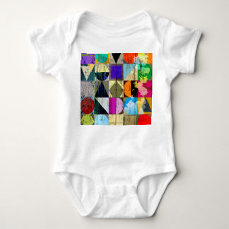 Abstract geometrisch: lijnen en spatten romper