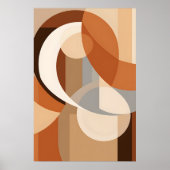 Abstract geometrisch minimalisme poster (Voorkant)