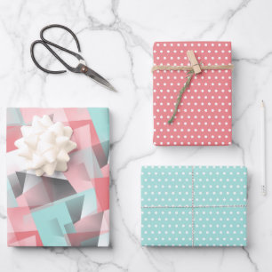 Abstract Geometrisch Modern Cadeaupapier