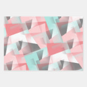 Abstract geometrisch modern cadeaupapier inpakpapi (Voorkant)
