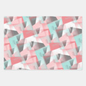 Abstract geometrisch modern cadeaupapier inpakpapi (Voorkant)