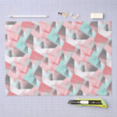 Abstract Geometrisch Modern Cadeaupapier voor Gesc Tissuepapier (Craft)