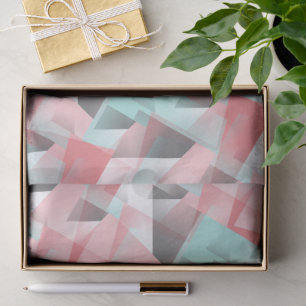 Abstract Geometrisch Modern Cadeaupapier voor Gesc Tissuepapier