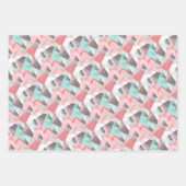 Abstract Geometrisch Modern Gift Wrap Inpakpapier Vel (Voorkant 2)