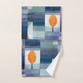 Abstract geometrisch modern hedendaags bad handdoek (Handdoek)