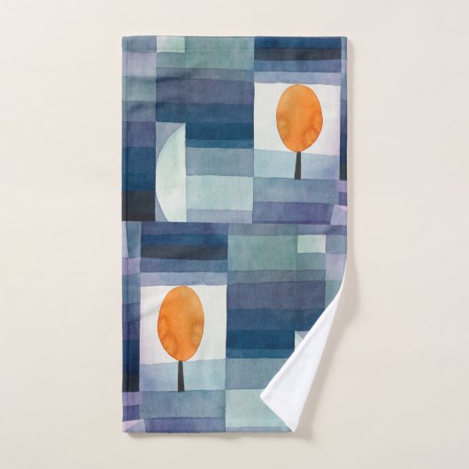 Abstract geometrisch modern hedendaags bad handdoek (Handdoek)