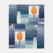 Abstract geometrisch modern hedendaags fleece deken (Voorkant)