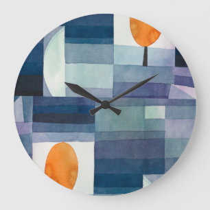 Abstract geometrisch modern hedendaags grote klok