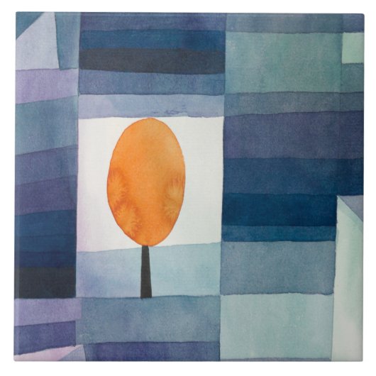 Abstract geometrisch modern hedendaags tegeltje (Voorkant)