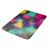 Abstract geometrisch modern hexagon vormt mozaïek badmat (Gekanteld)