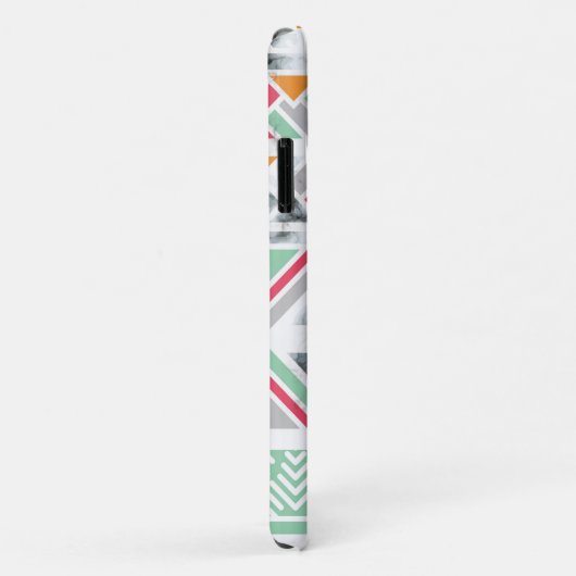 Abstract geometrisch modern marmer meisjesachtig c Case-Mate iPhone case (Achterkant/rechts)