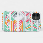 Abstract geometrisch modern marmer meisjesachtig c Case-Mate iPhone case (Achterkant (horizontaal))