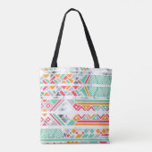 Abstract geometrisch modern marmer meisjesachtig c tote bag (Achterkant)