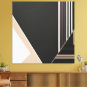 Abstract Geometrisch Modern Minimalistisch Canvas Afdruk (Insitu (Woonkamer))