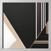 Abstract Geometrisch Modern Minimalistisch Poster (Voorkant)
